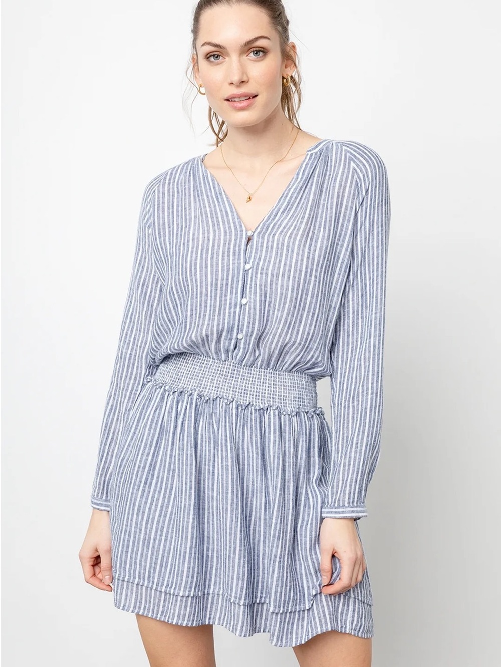 Rails Jasmine Linen Dress in Tibet Stripe